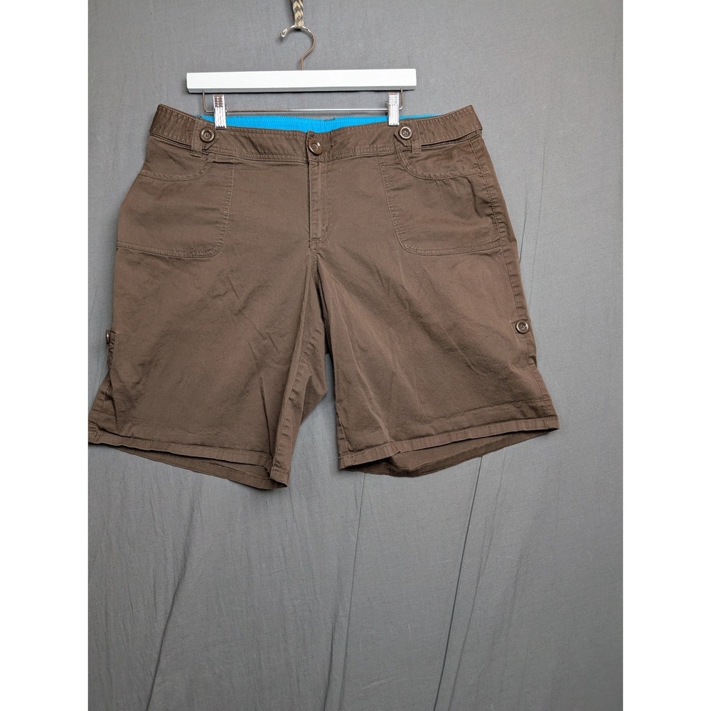 Venezia Women's Cargo Brown Shorts Size 18‎